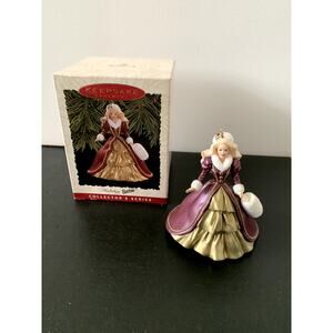 Vintage Holiday Barbie Hallmark Collector's Ornament 1996